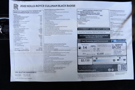 Used 2022 Rolls-Royce BLACK BADGE CULLINAN Black Badge | Chicago, IL