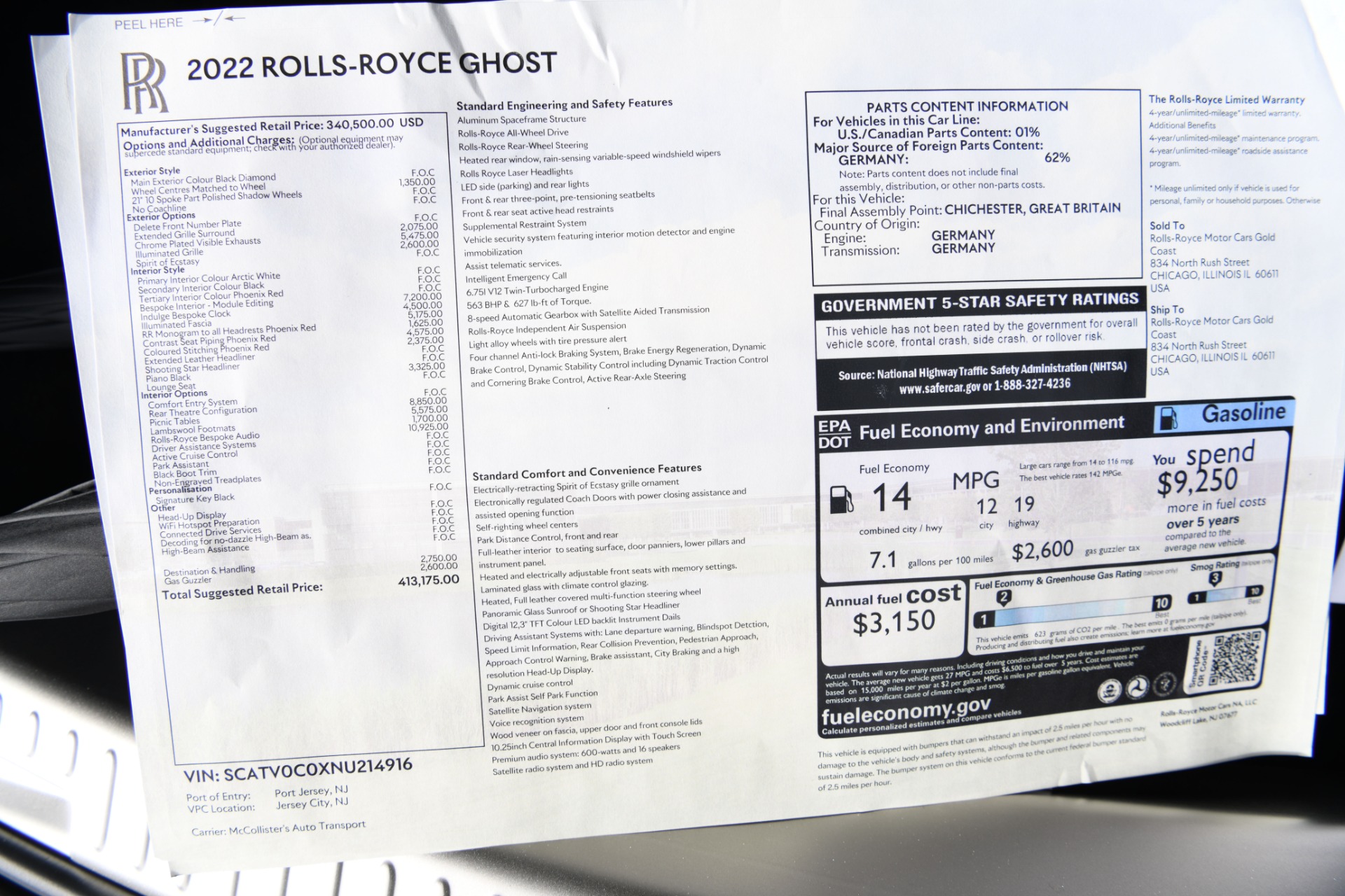 New 2022 Rolls-Royce Ghost | St. Petersburg, FL