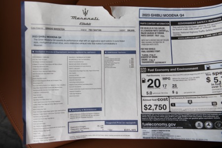 New 2023 Maserati Ghibli Modena Q4 | Chicago, IL
