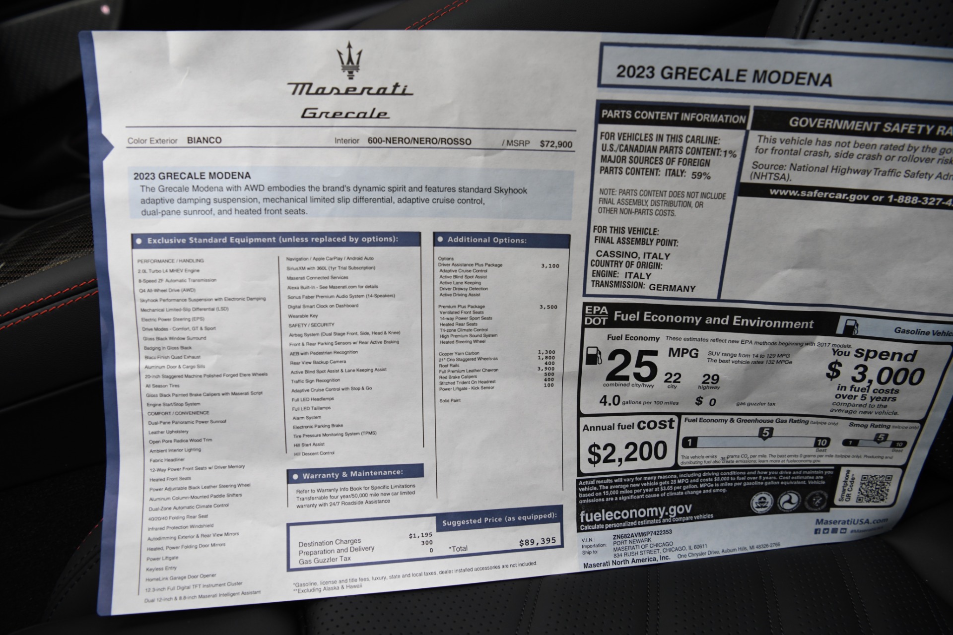 New 2023 Maserati Grecale Modena | St. Petersburg, FL