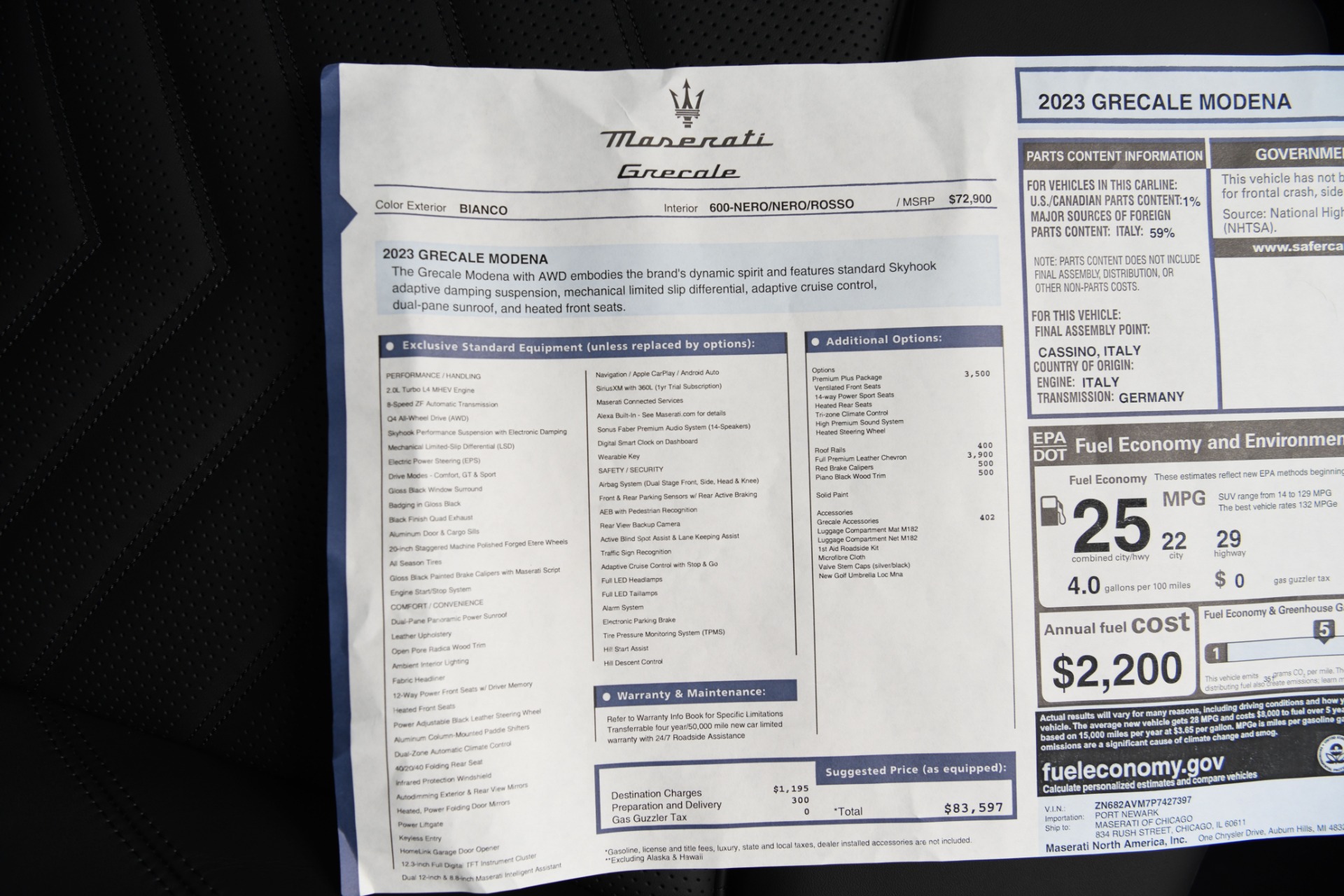 Used 2023 Maserati Grecale Modena | St. Petersburg, FL