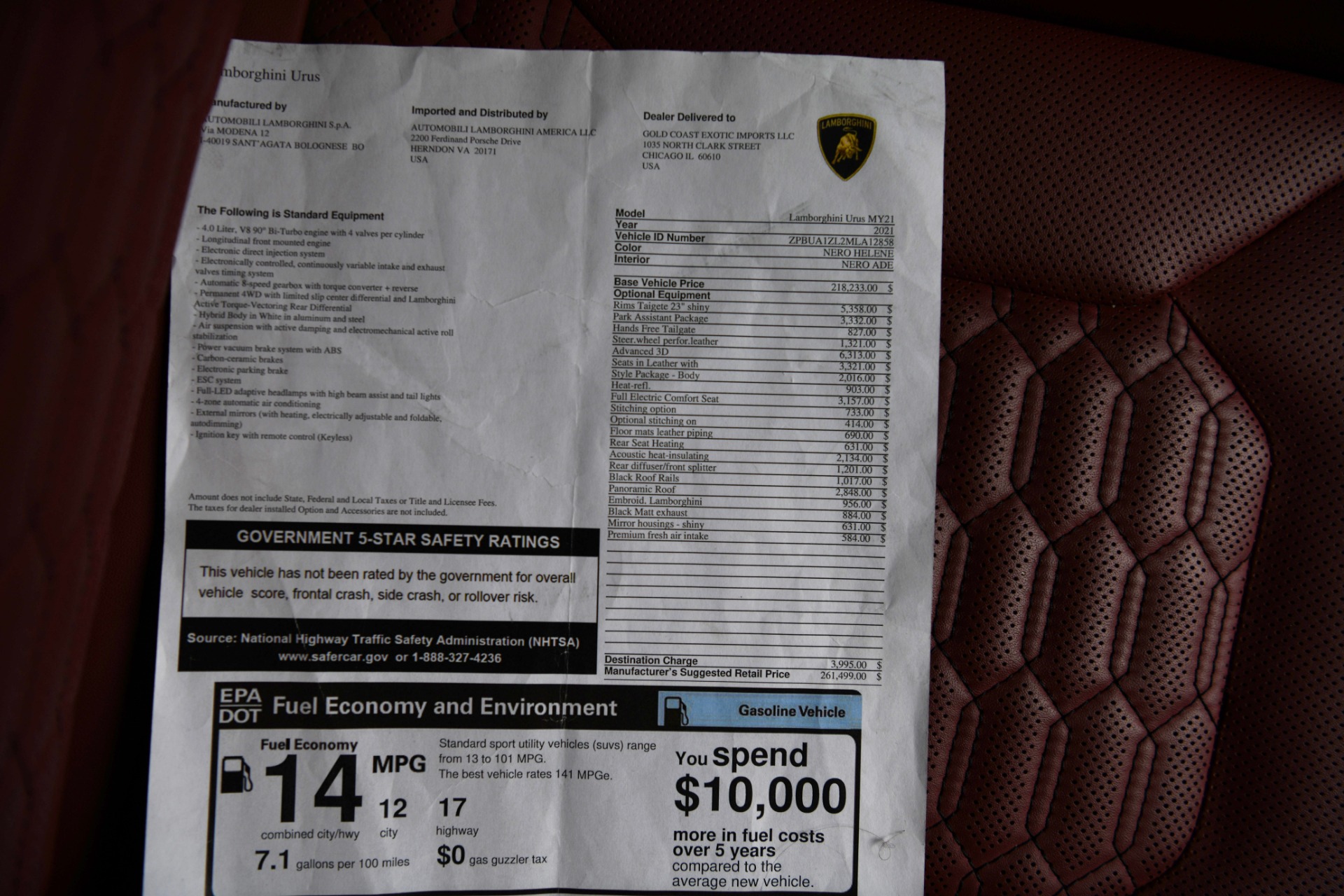Used 2021 Lamborghini Urus | St. Petersburg, FL