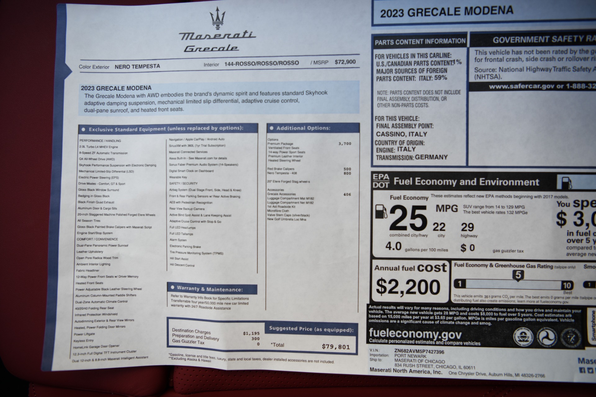 New 2023 Maserati Grecale Modena | St. Petersburg, FL