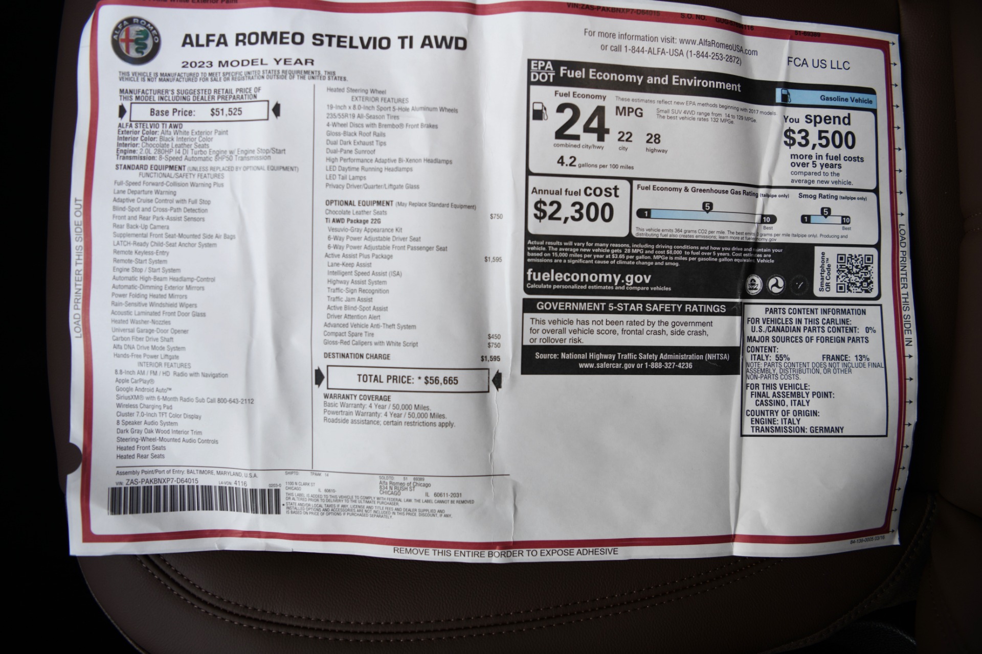 New 2023 Alfa Romeo Stelvio Ti | St. Petersburg, FL