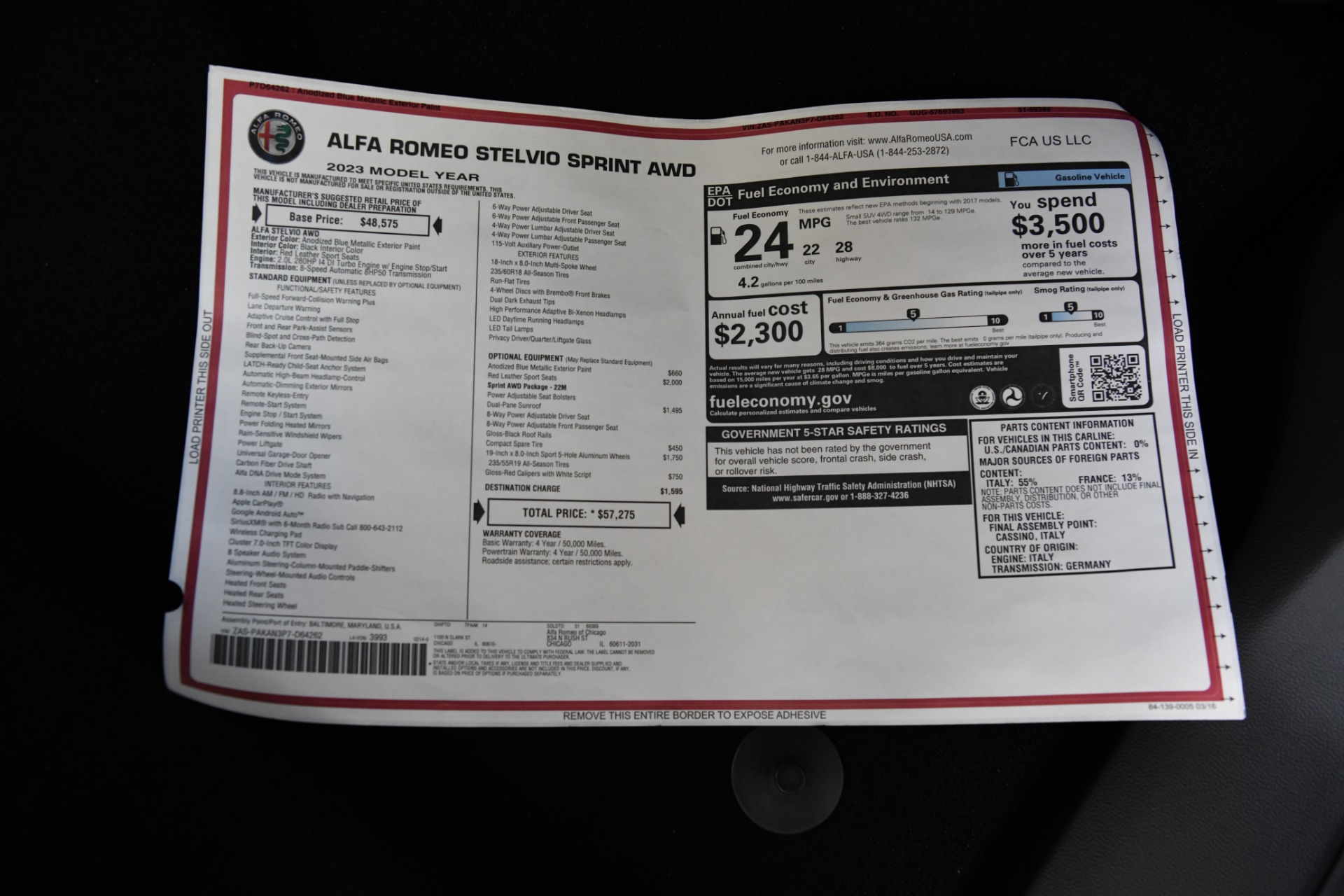New 2023 Alfa Romeo Stelvio Sprint | St. Petersburg, FL