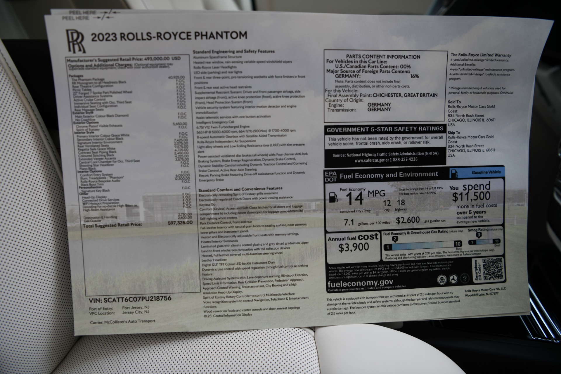 New 2023 Rolls-Royce Phantom | St. Petersburg, FL