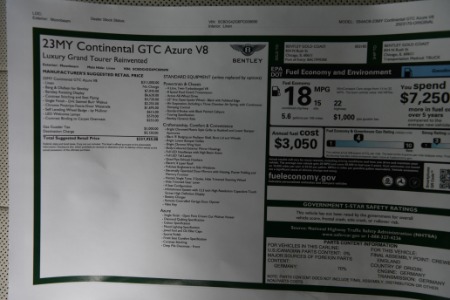 New 2023 Bentley Continental GTC Convertible GTC Azure V8 | Chicago, IL