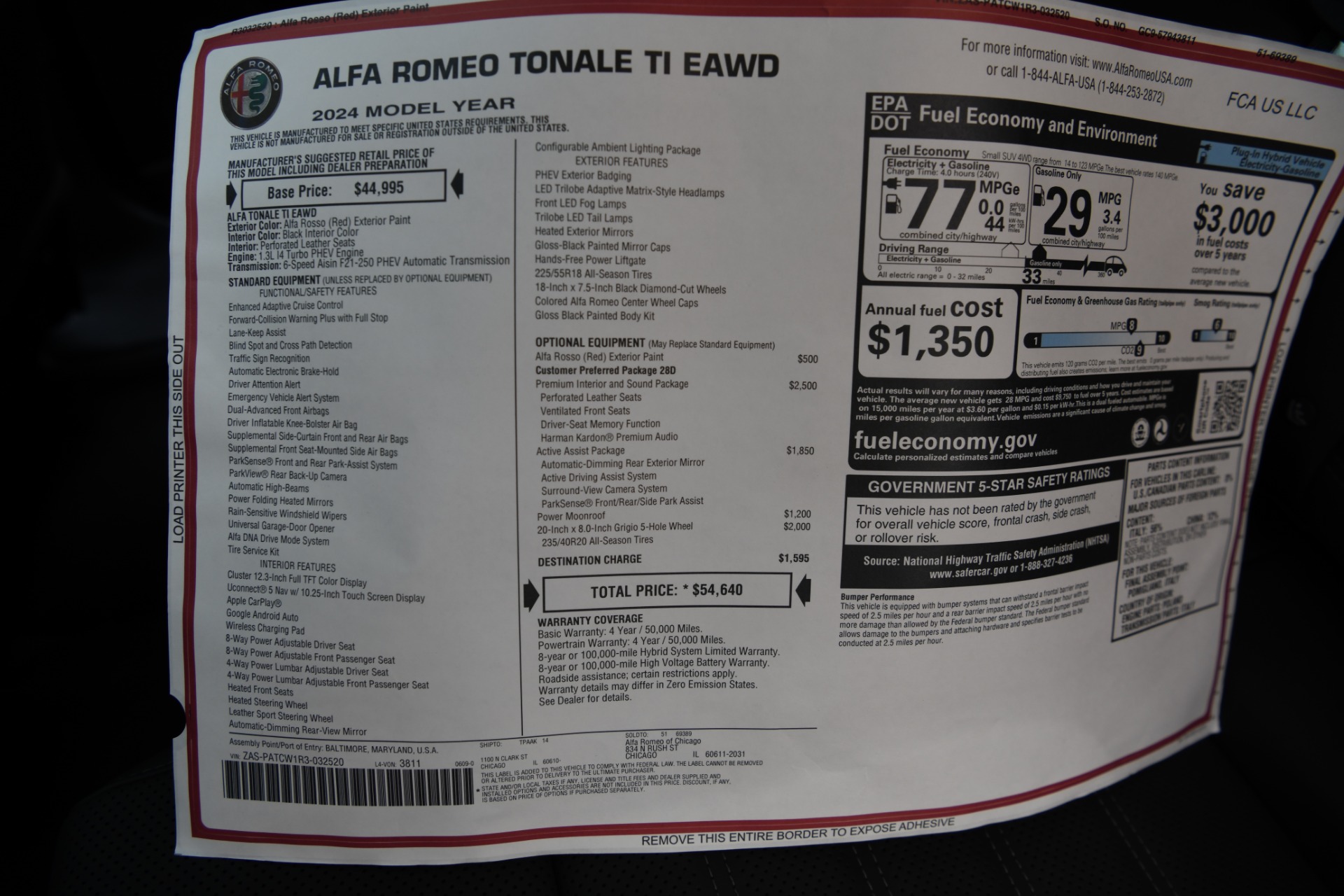 Used 2024 Alfa Romeo Tonale Ti | Chicago, IL