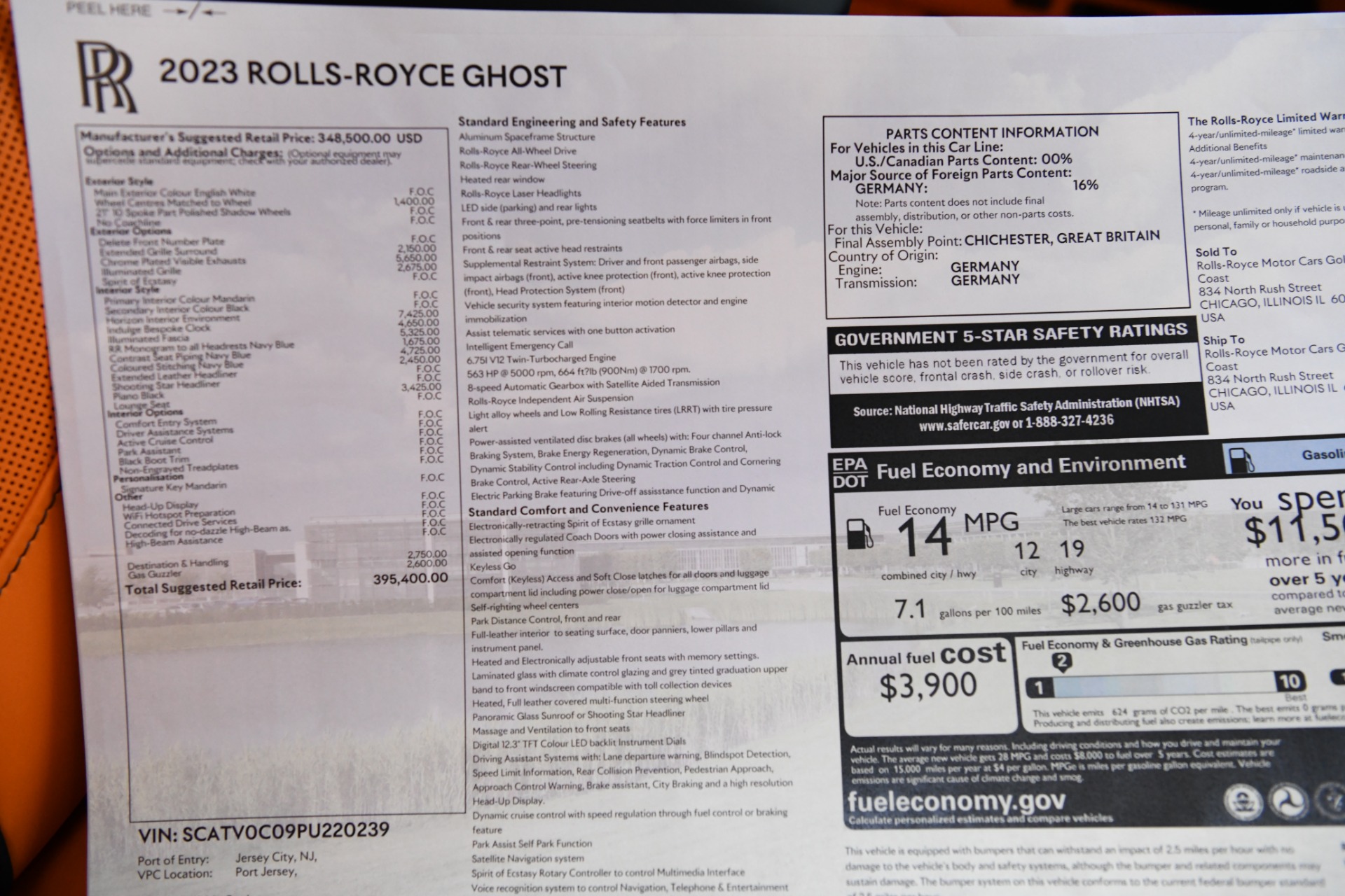New 2023 Rolls-Royce Ghost | St. Petersburg, FL