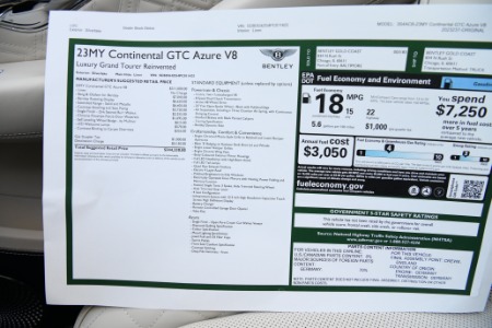 New 2023 Bentley Continental GTC Convertible GTC Azure V8 | Chicago, IL