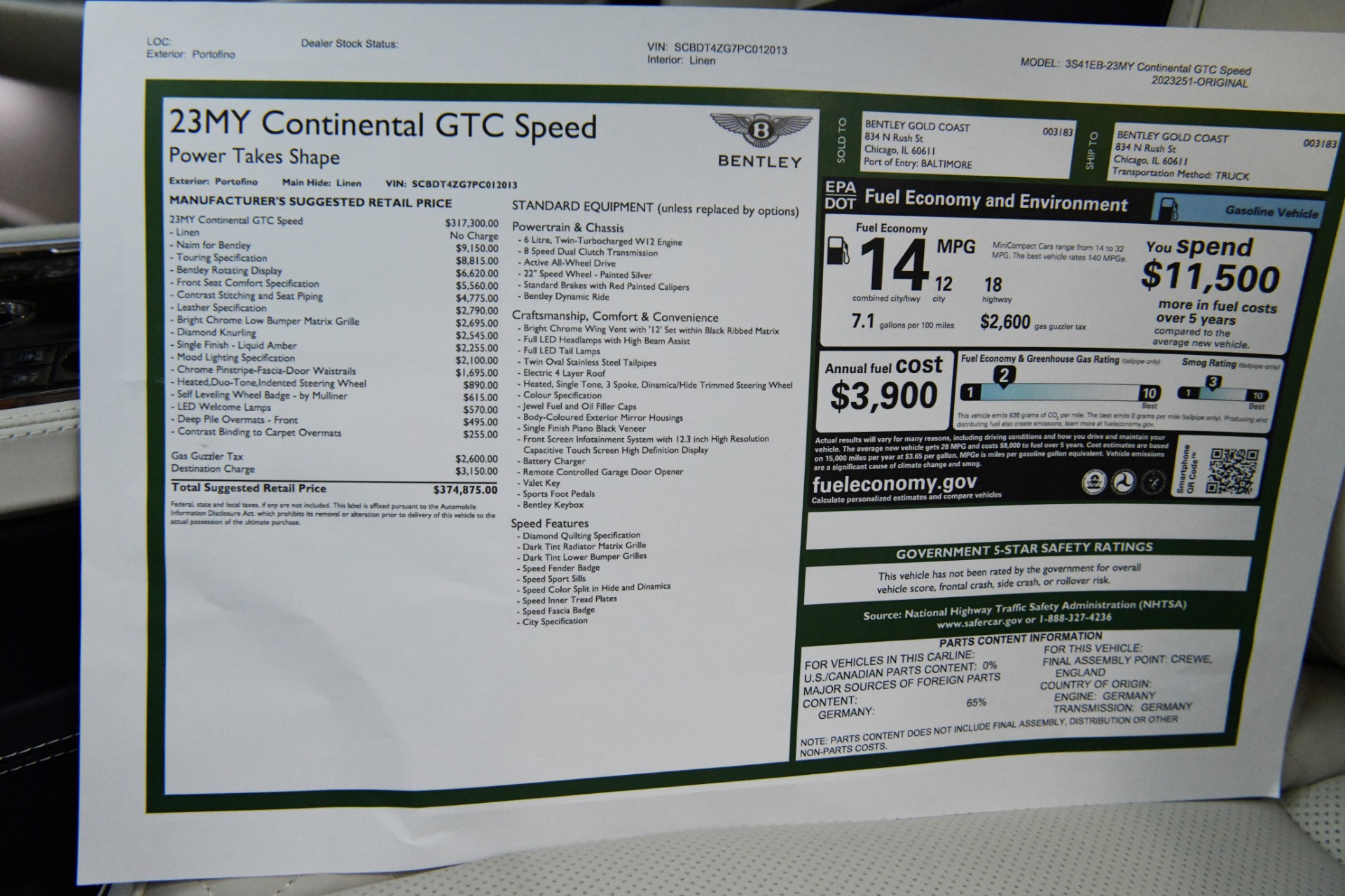 New 2023 Bentley Continental GTC Convertible GTC Speed | St. Petersburg, FL