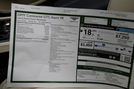 New 2023 Bentley Continental GTC Convertible GTC Azure V8 | Chicago, IL