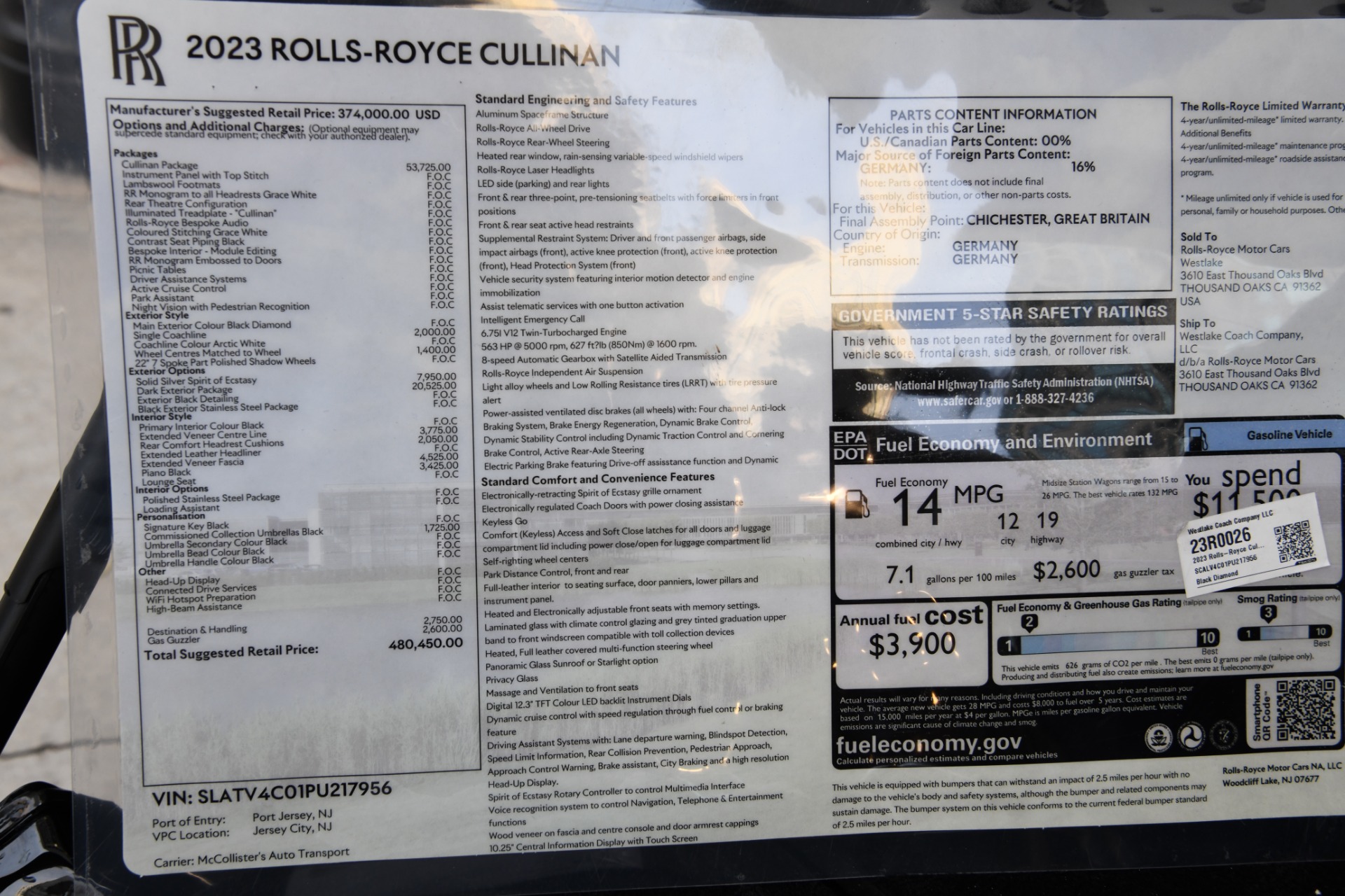 New 2023 Rolls-Royce Cullinan | St. Petersburg, FL