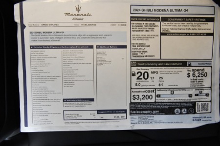 New 2024 Maserati Ghibli Modena Ultima Q4 | Chicago, IL