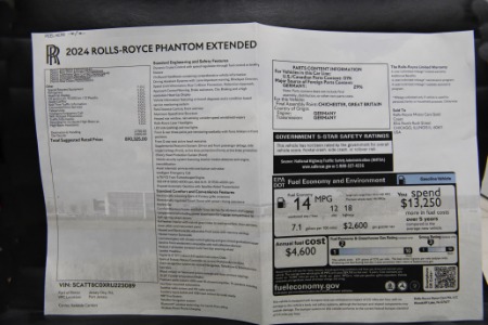 New 2024 Rolls-Royce Phantom EWB PLATINO COLLECTION | Chicago, IL