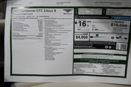 New 2024 Bentley Continental GTC Convertible GTC V8 EDITION 8 | Chicago, IL