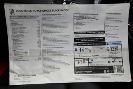 New 2025 Rolls-Royce Black Badge Ghost  | Chicago, IL