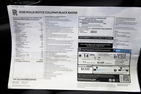 New 2025 Rolls-Royce Black Badge Cullinan  | Chicago, IL