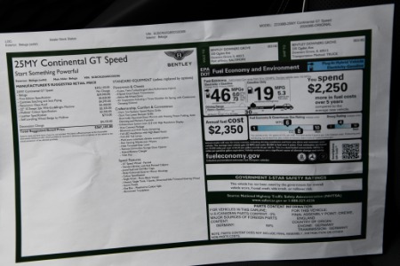 New 2025 Bentley Continental GT GT Speed | Chicago, IL