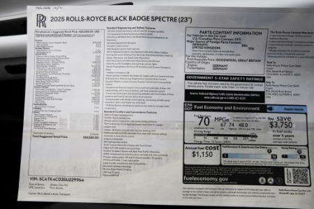 New 2025 Rolls-Royce Black Badge Spectre  | Chicago, IL