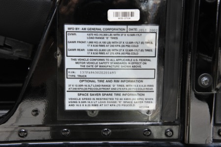 Used 2002 HUMMER H1 10th Anniv. Edition | Chicago, IL
