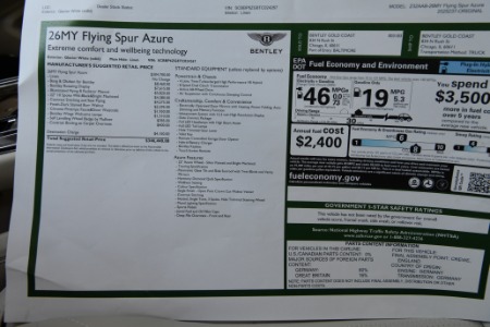 New 2026 Bentley Flying Spur Azure | Chicago, IL