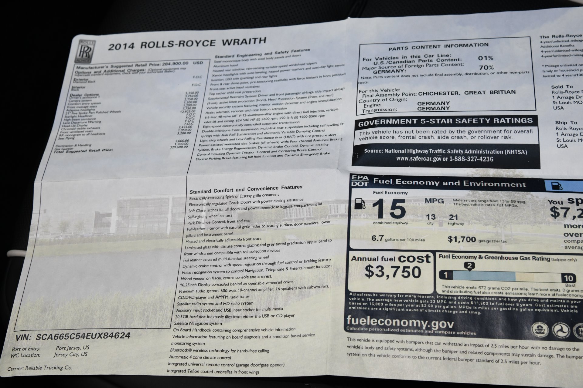 Used 2014 Rolls-Royce Wraith | St. Petersburg, FL