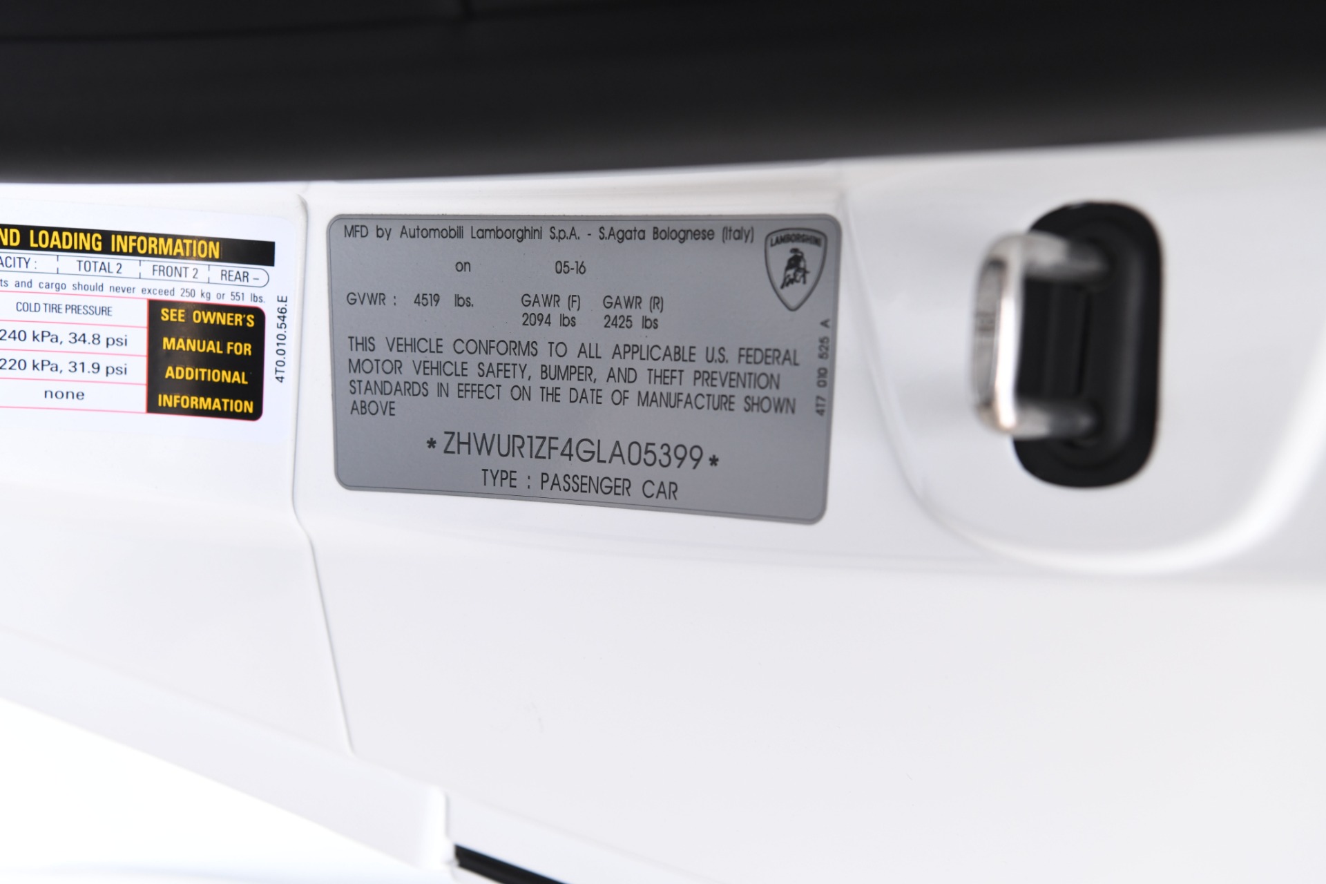 Used 2016 Lamborghini Huracan Spyder LP 610-4 Spyder | St. Petersburg, FL
