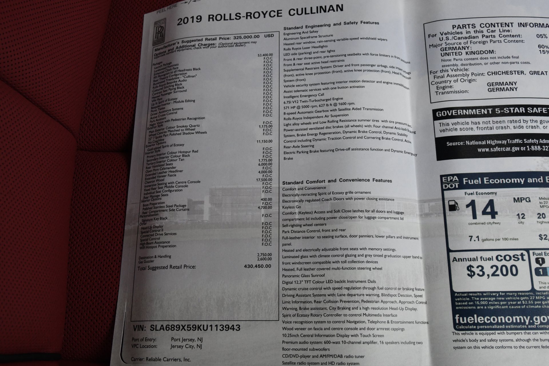 Used 2019 Rolls-Royce Cullinan | St. Petersburg, FL