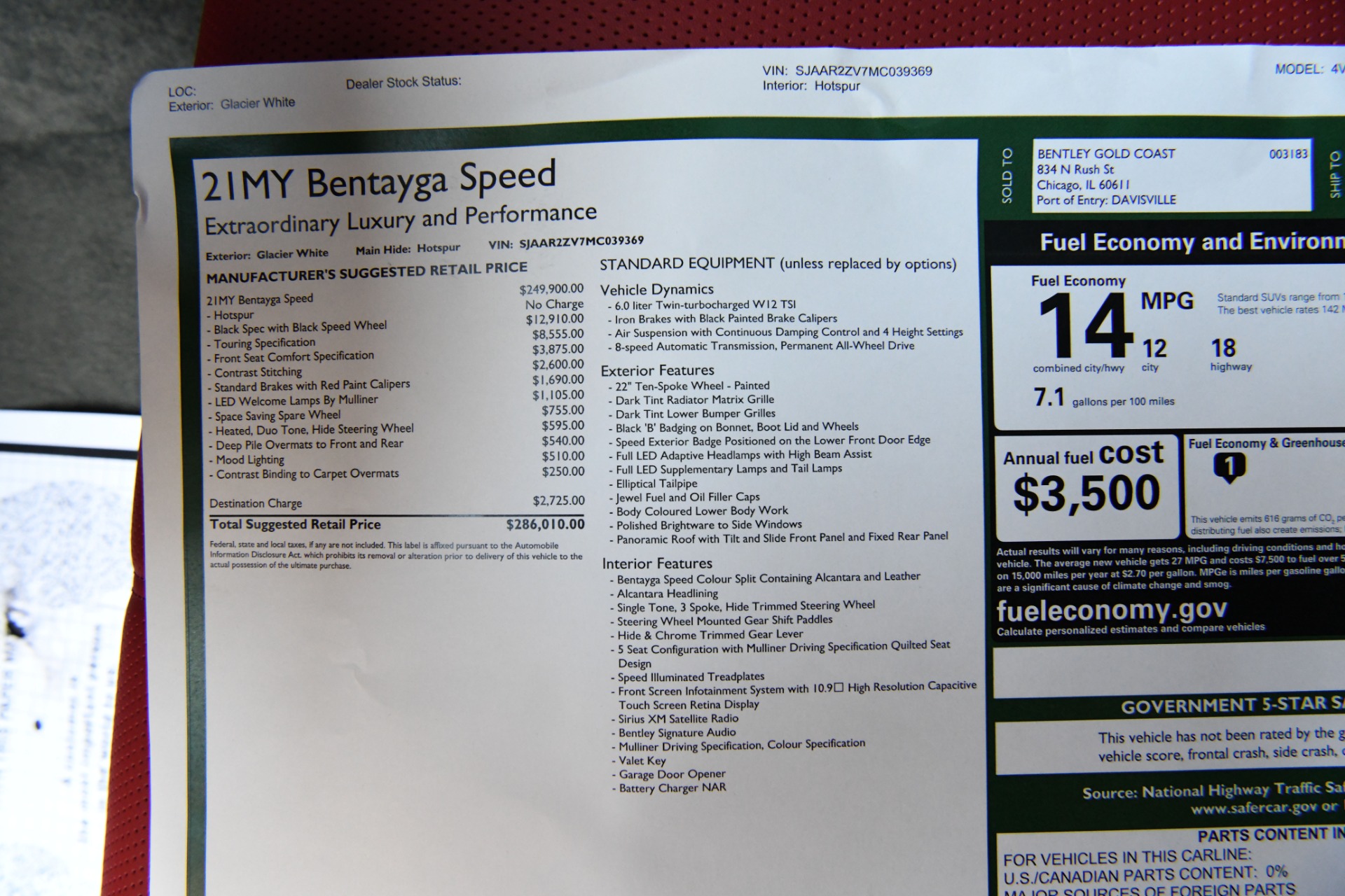 Used 2021 Bentley Bentayga Speed | St. Petersburg, FL