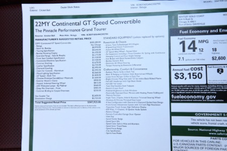 Used 2022 Bentley continental GTC Convertible GTC Speed | Chicago, IL