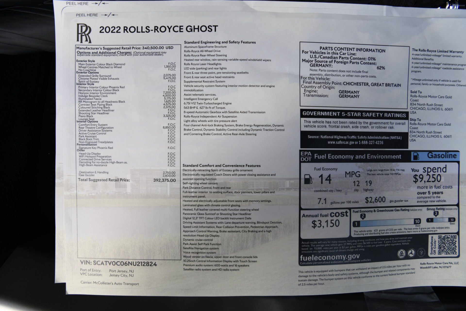 New 2022 Rolls-Royce Ghost | St. Petersburg, FL