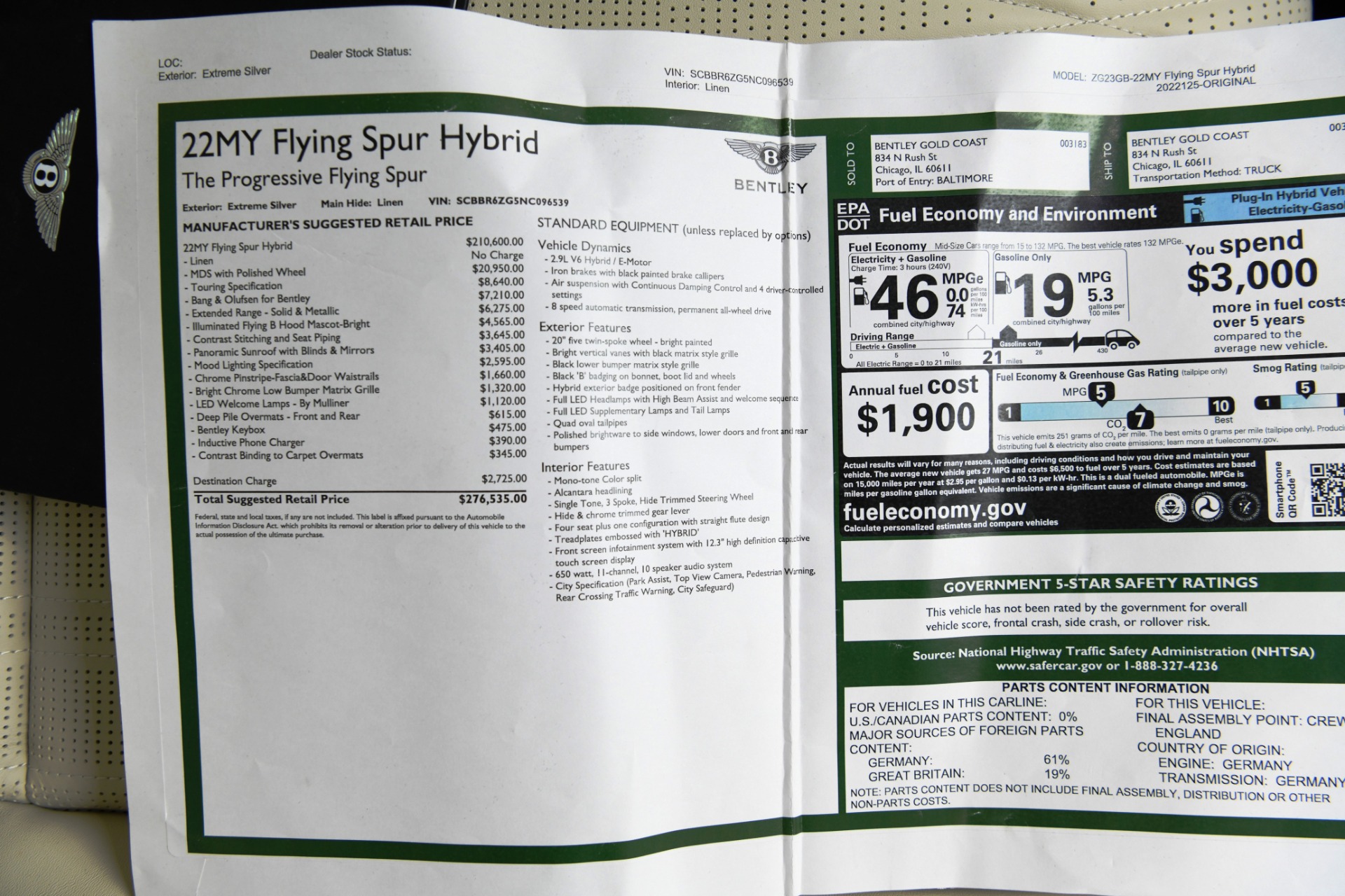 Used 2022 Bentley Flying Spur Hybrid | St. Petersburg, FL
